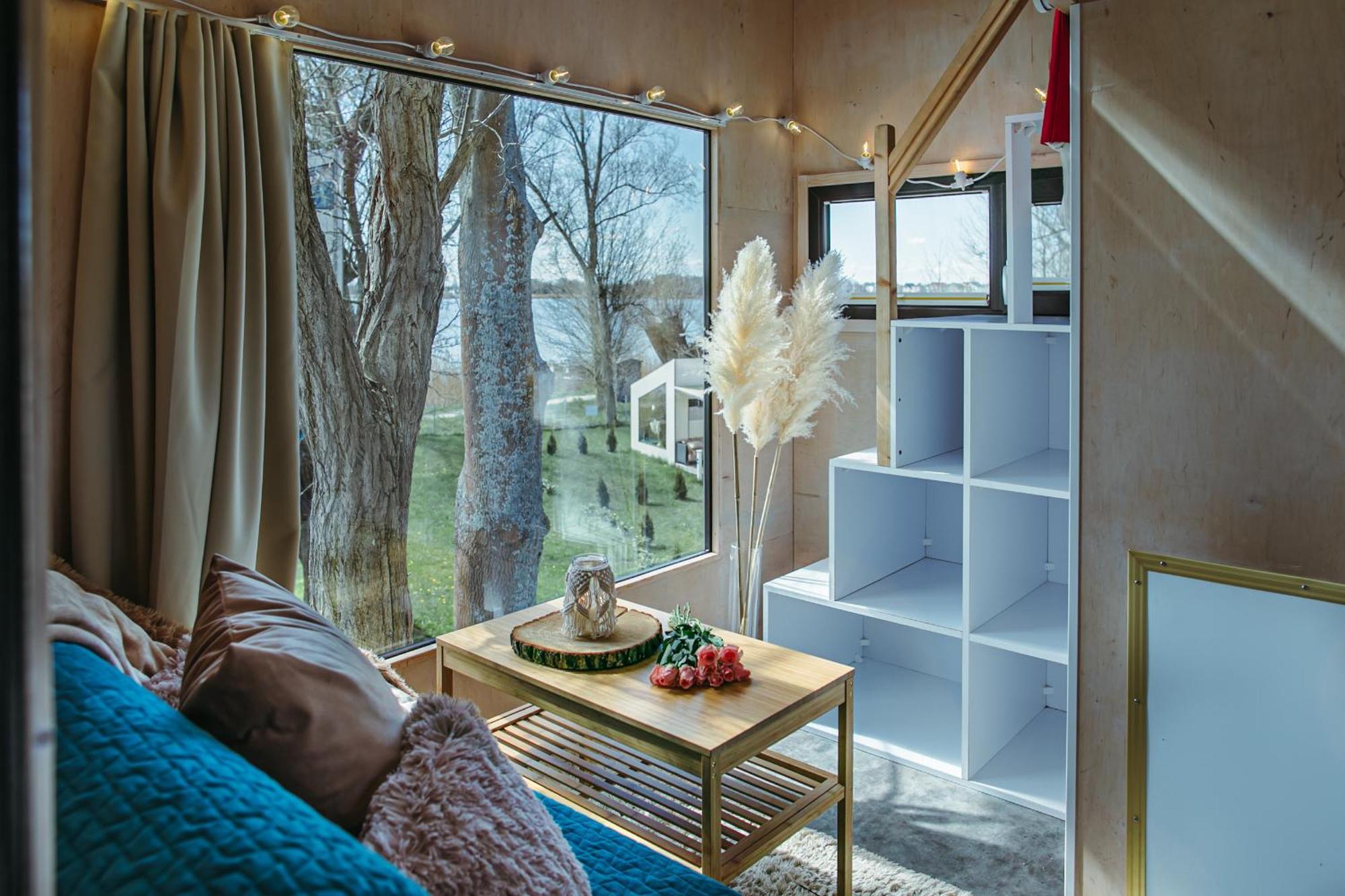 Herbals - Tree&Lake Houses With Bath, Sauna, Bikes, Motorboat เมียลโน ห้อง รูปภาพ